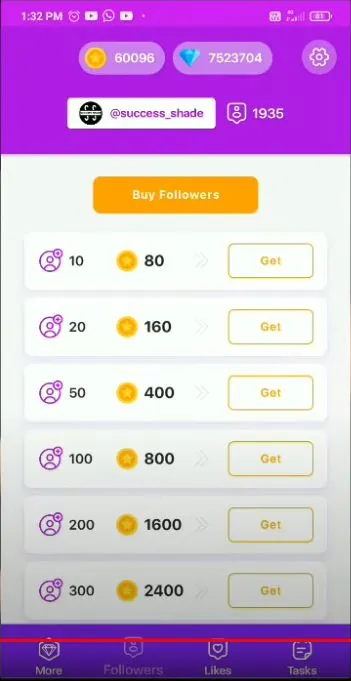 Get free coins